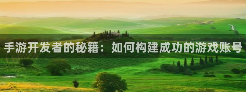 恒盛娱乐平台：手游开发者的秘籍：如何构建成功的游戏账号